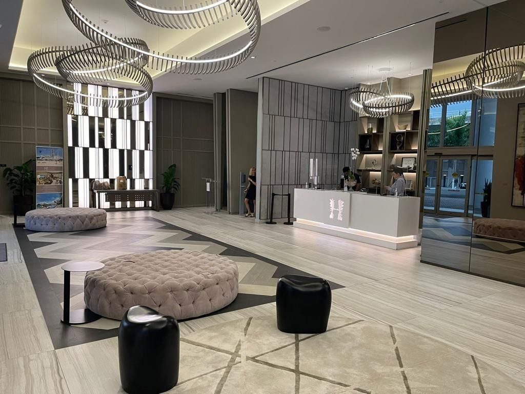 Lobby reception desk