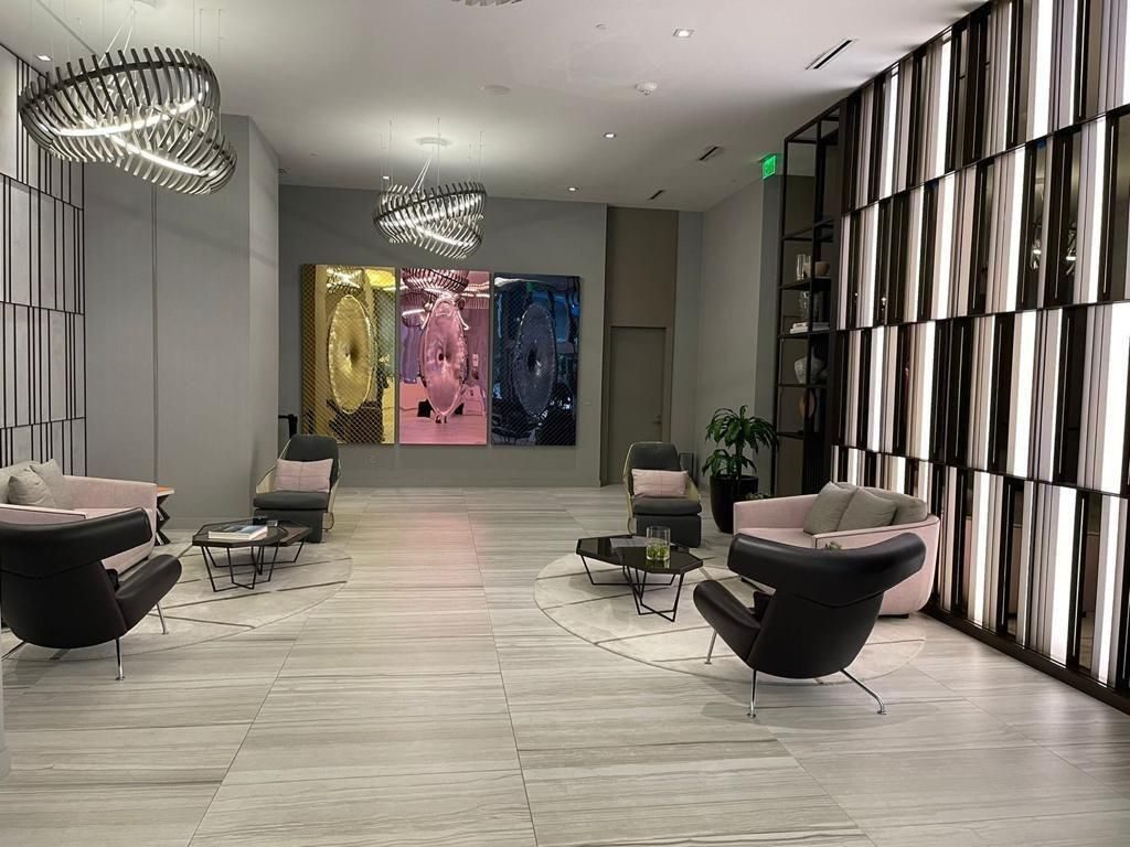 Lobby seating area