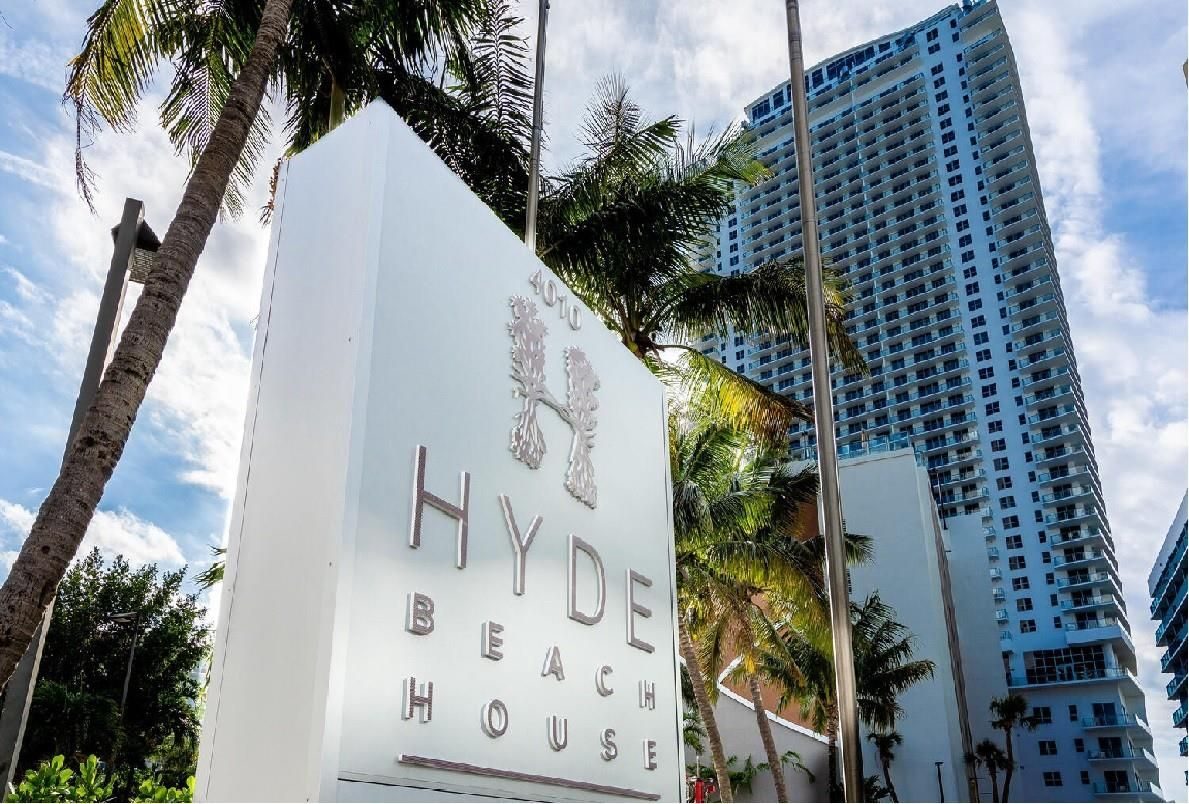 Hyde Beach House signage