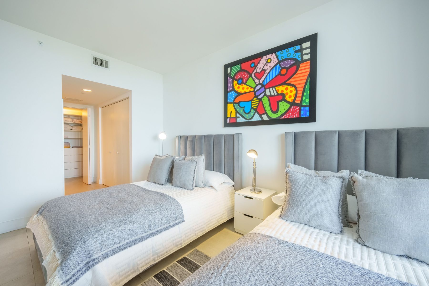 Second bedroom, two full beds