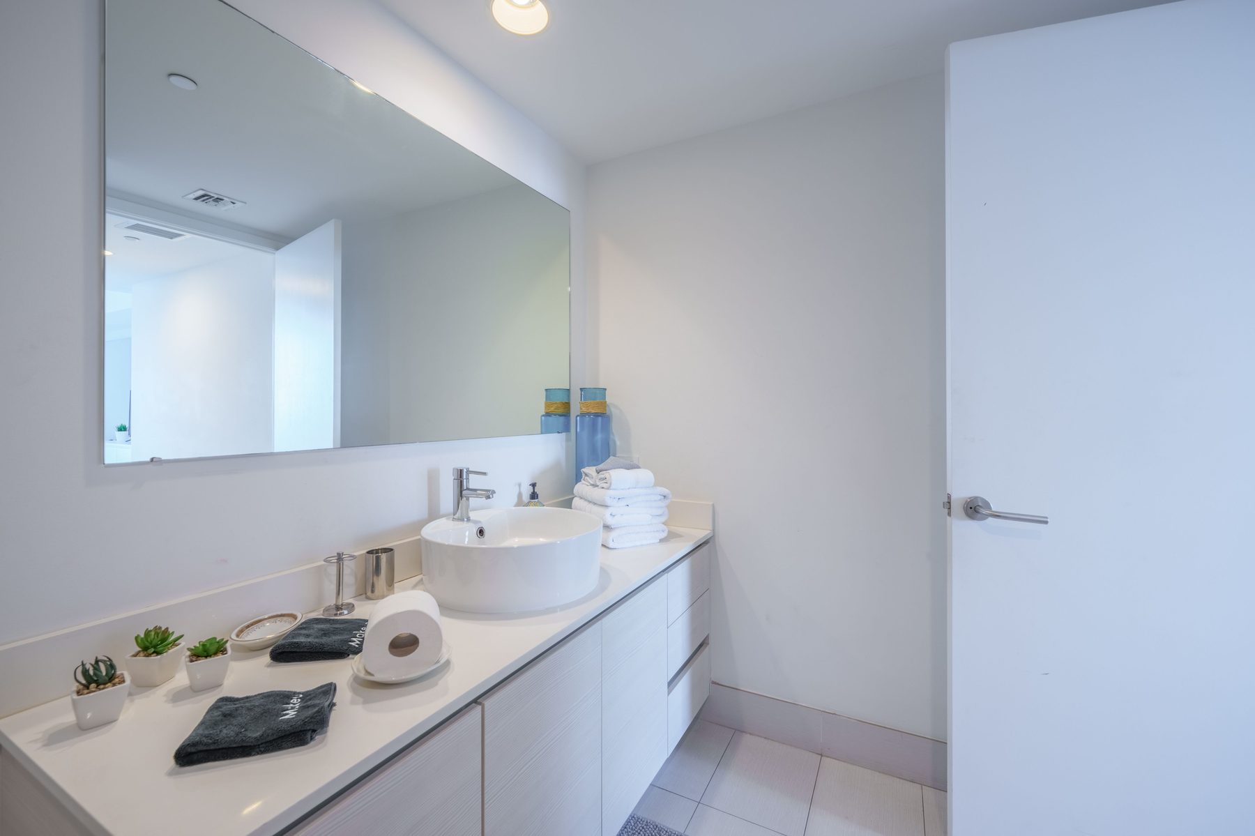Master bathroom vanity