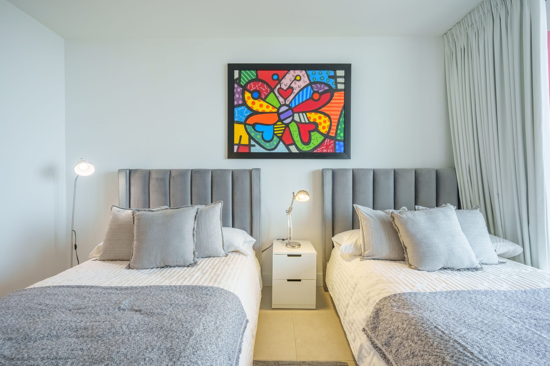 Second bedroom, two full beds