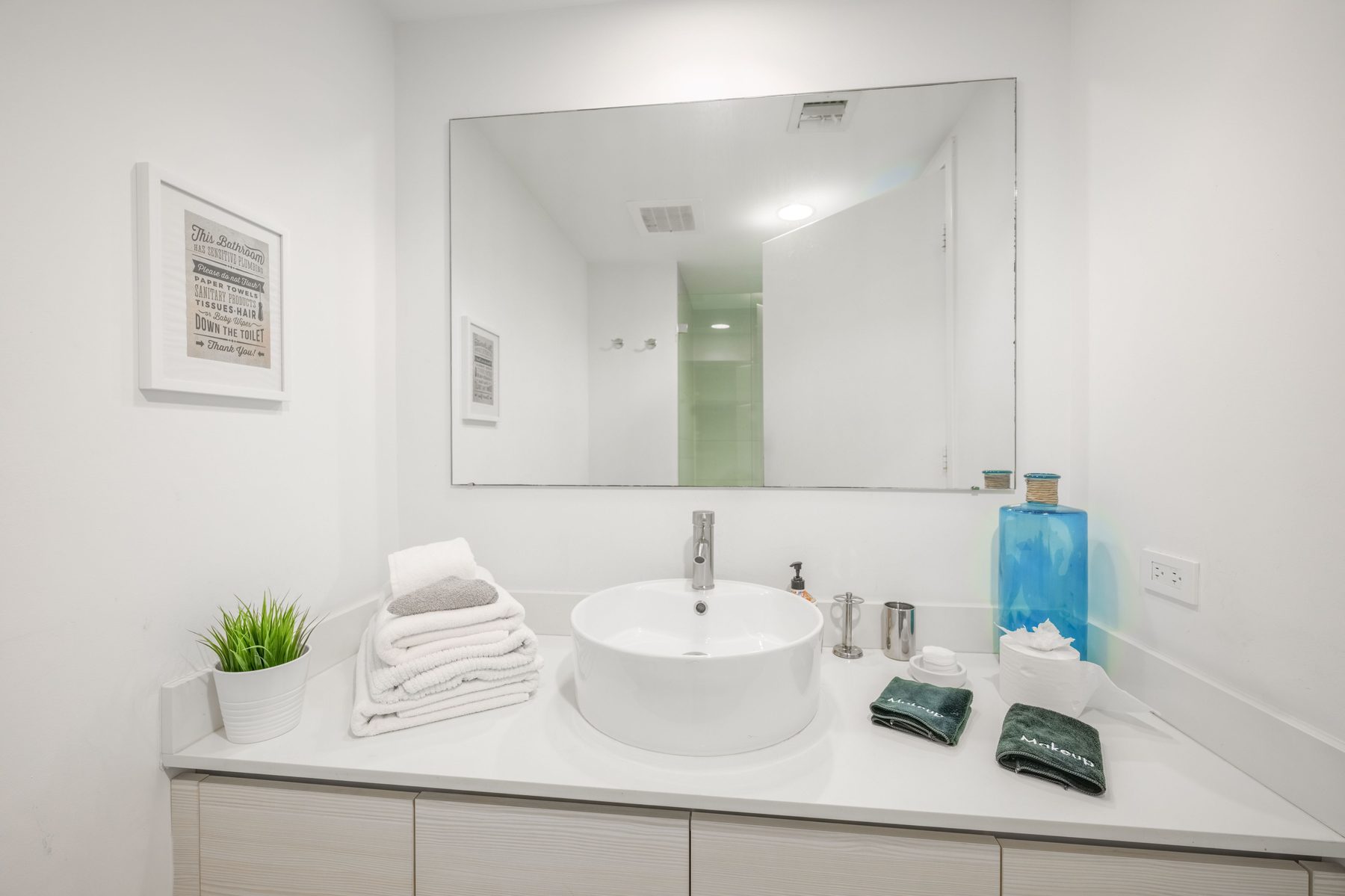 Second bathroom vanity