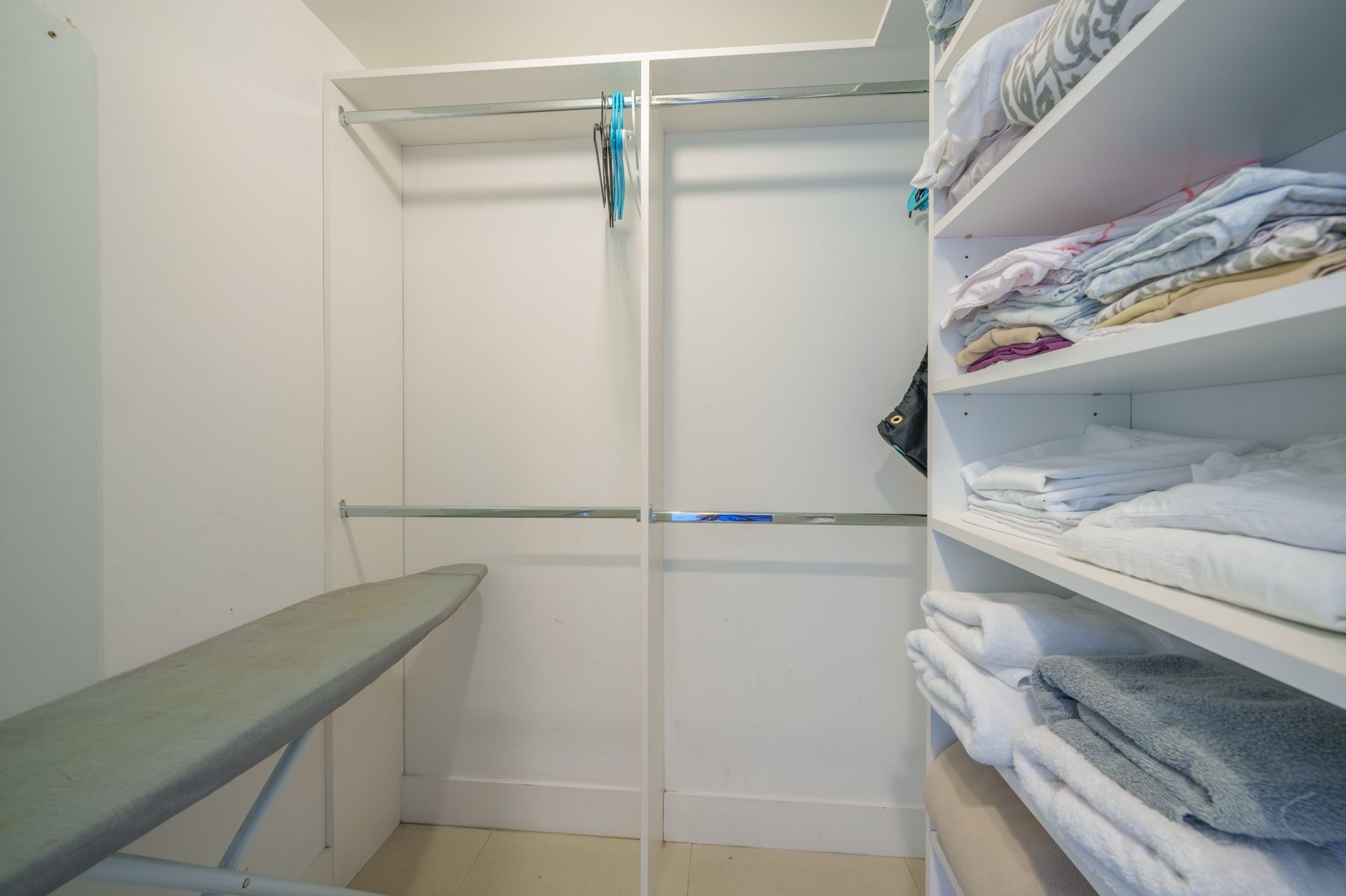 Master walk-in closet