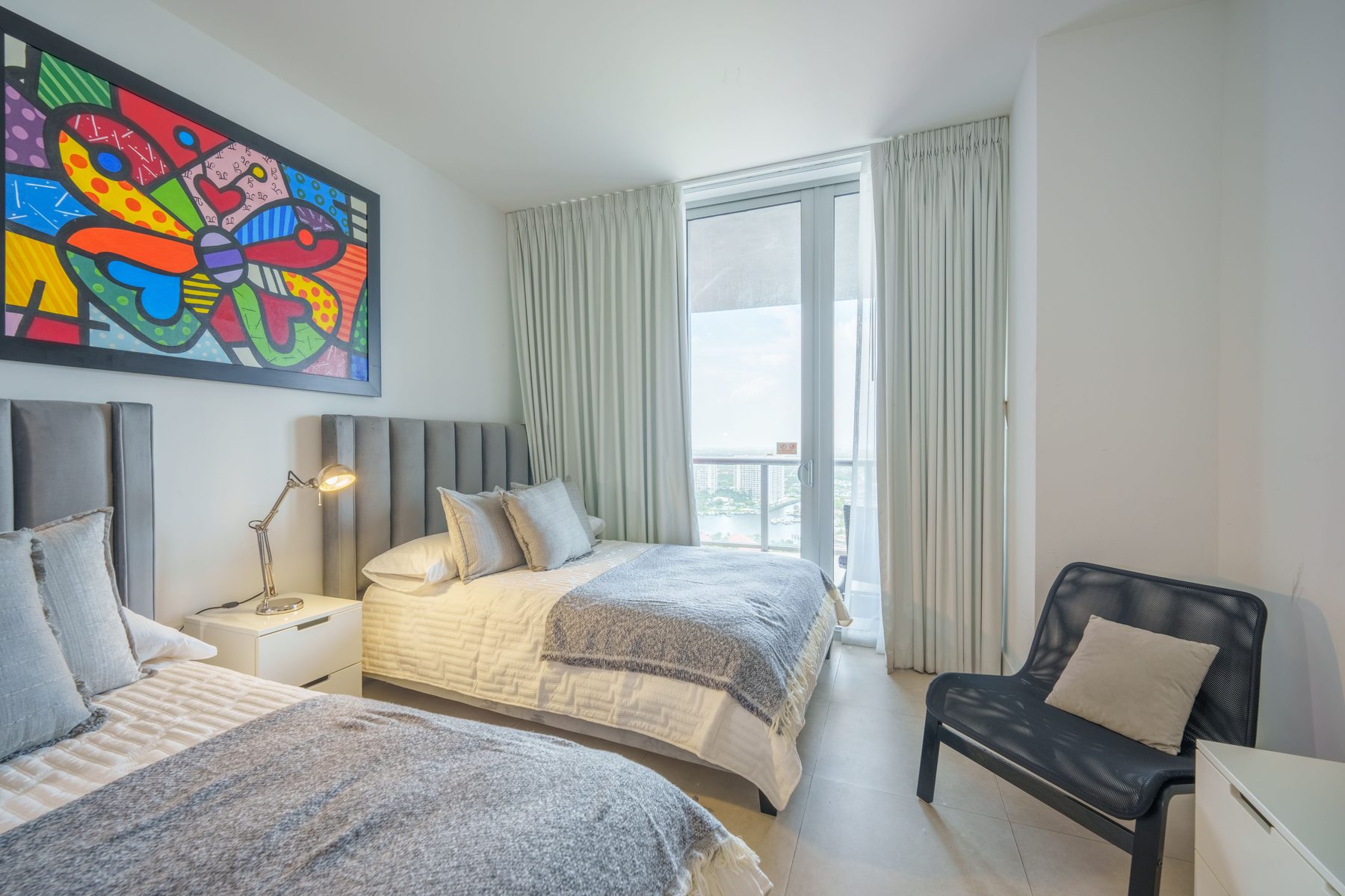Second bedroom, two full beds