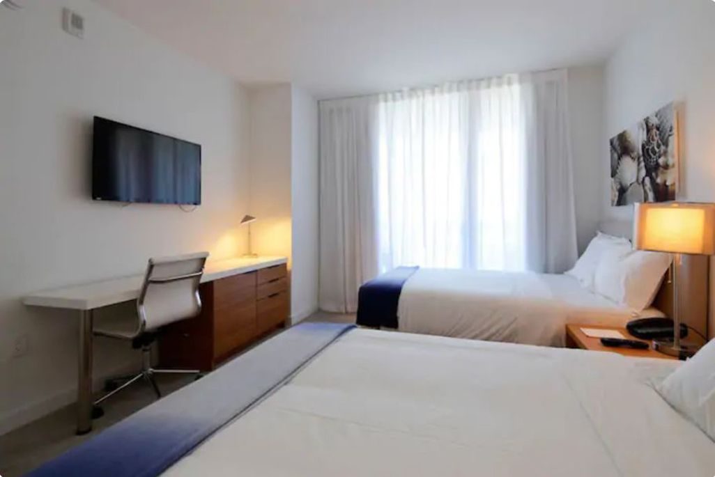 Second bedroom, two full beds