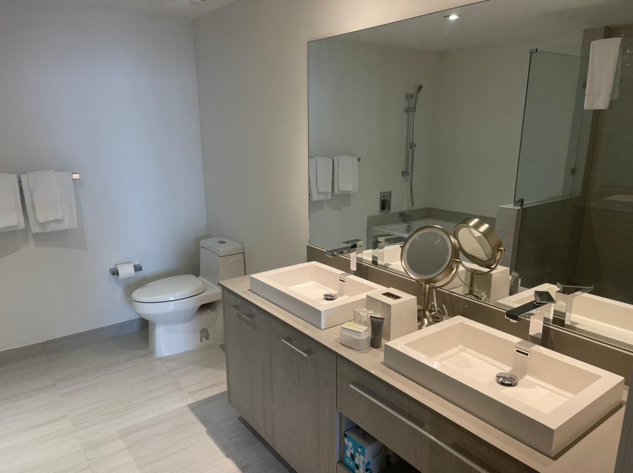 Primary bathroom, double vanity