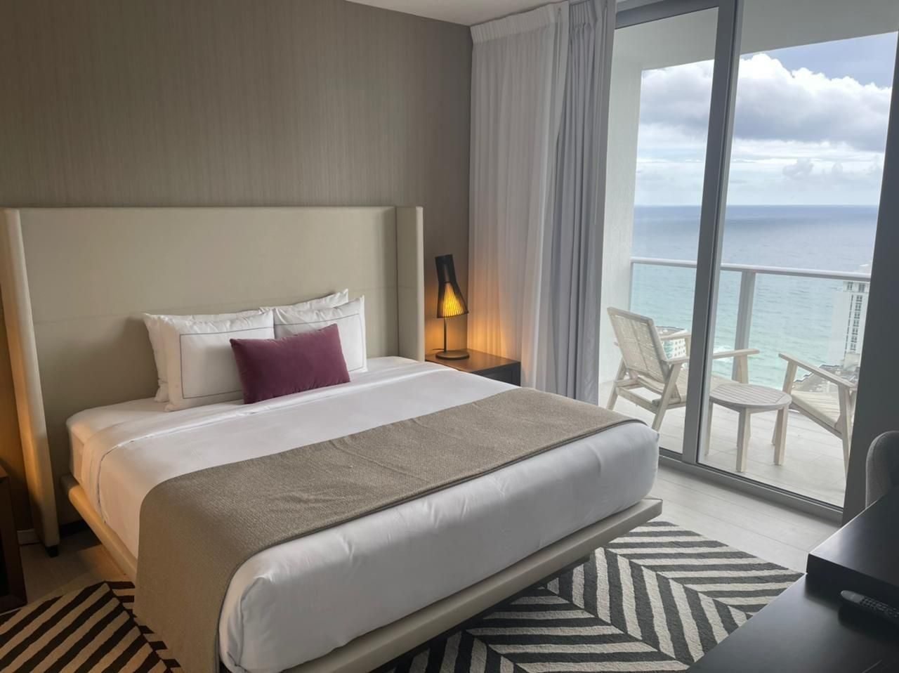 Primary bedroom, ocean view
