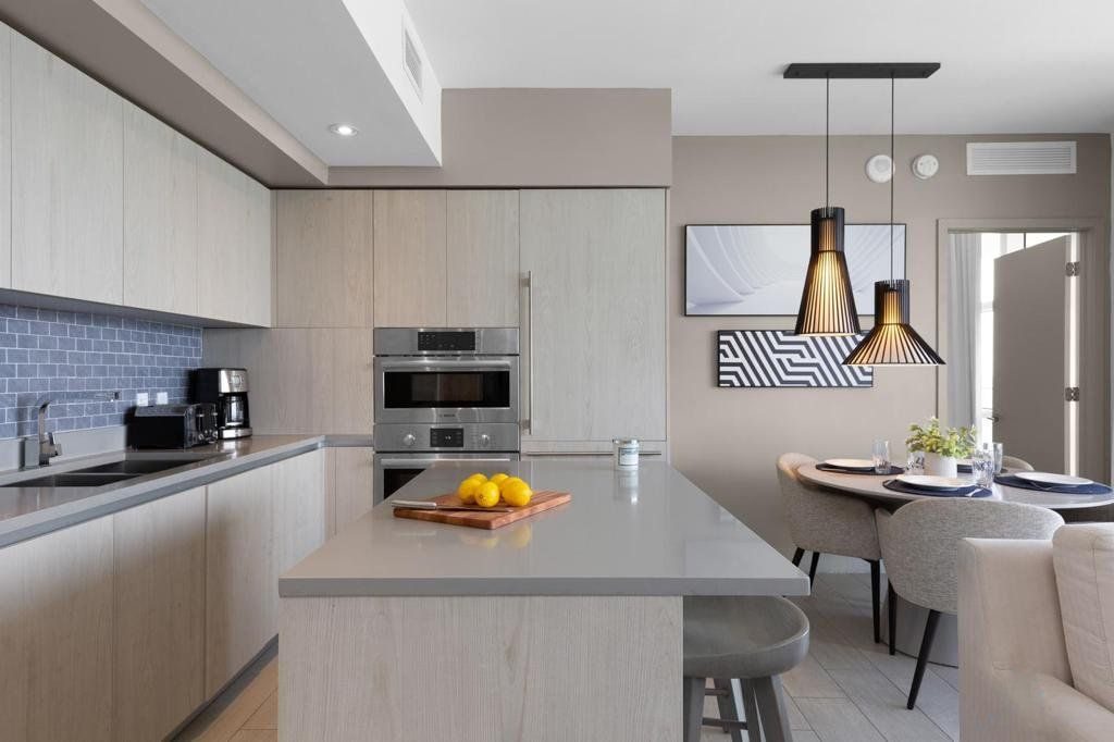 Kitchen and dining area
