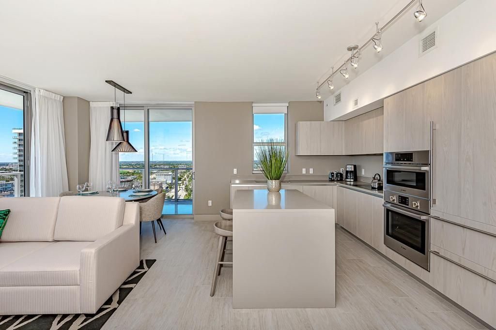 Living and kitchen