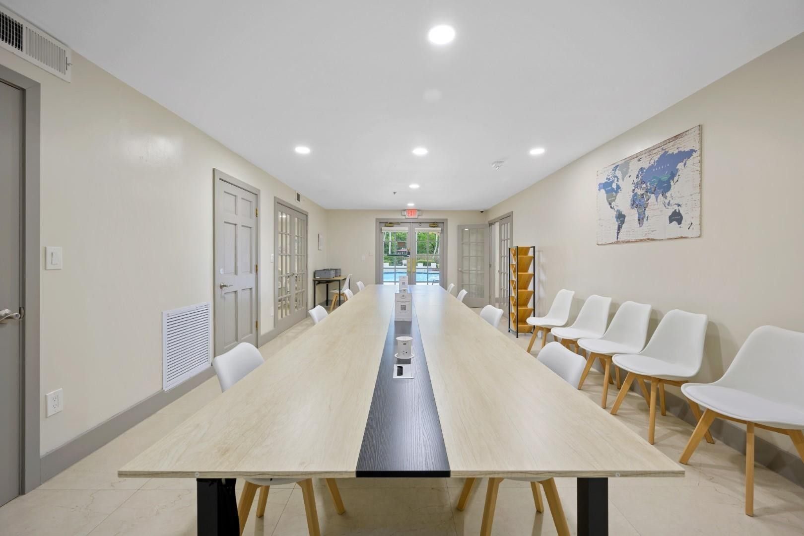 Business center conference room