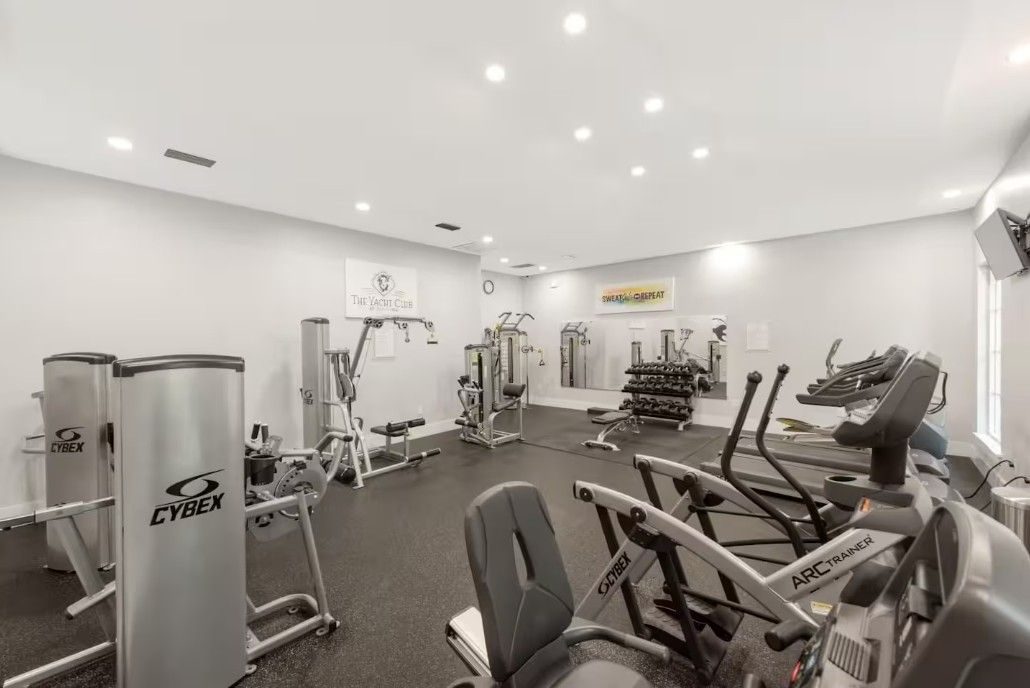 Fitness center equipment