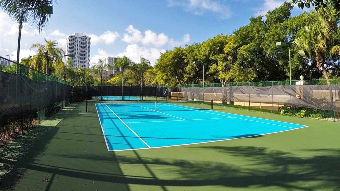 Tennis courts